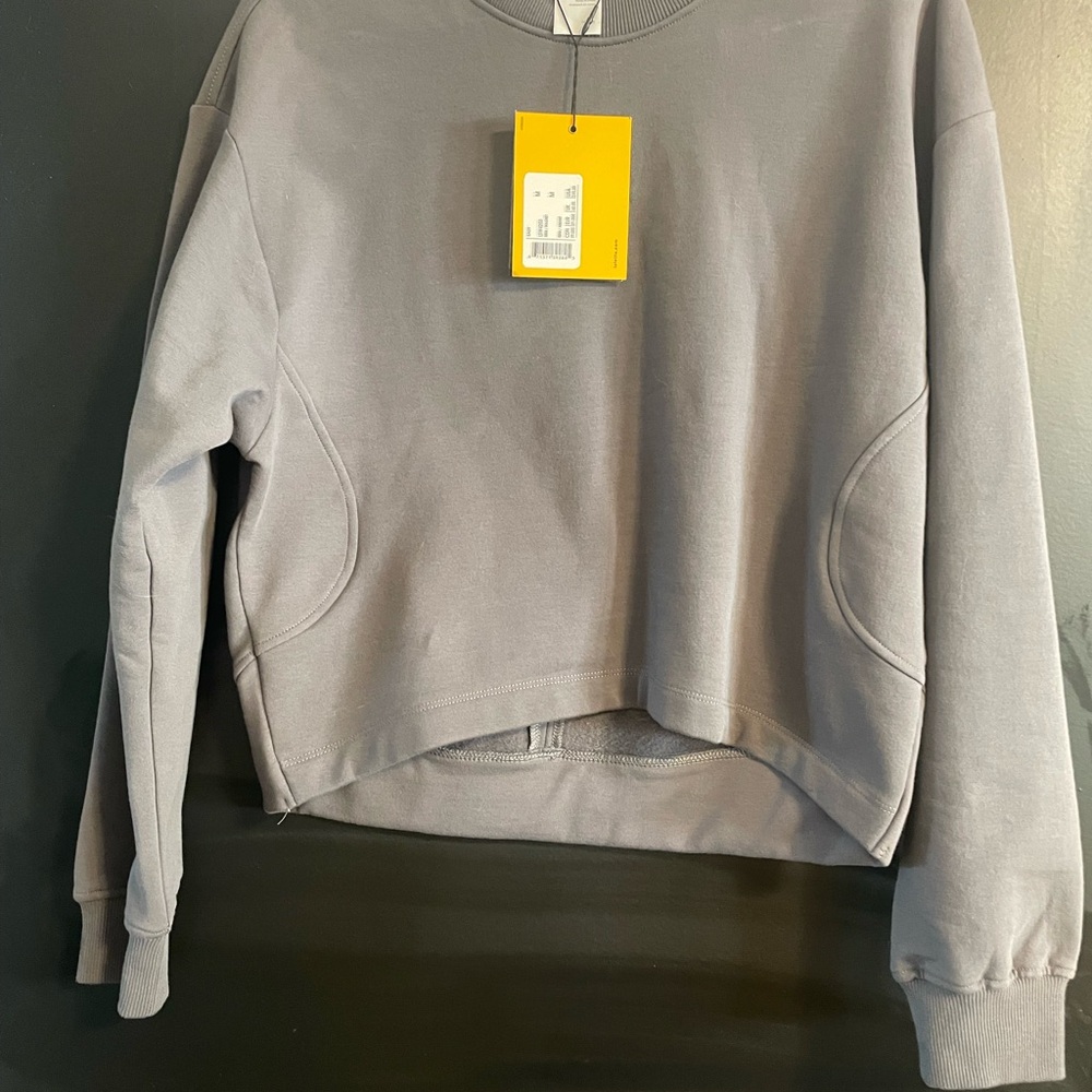 Gray Lole Easy Crewneck Sweatshirt